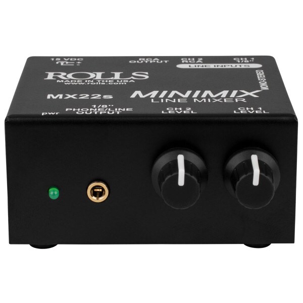 Main product image for Rolls MX22s MiniMix 2 Channel 3.5mm and RCA Mini L 245-1086